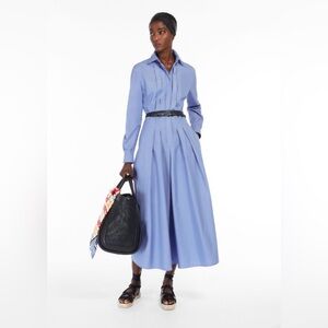 MAX MARA Hangar Shirt Dress - Turchese